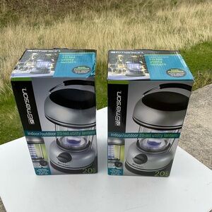 “New” (Set of 2) Emerson Indoor/Outdoor 20-LED Utility Lanterns (In Boxes)